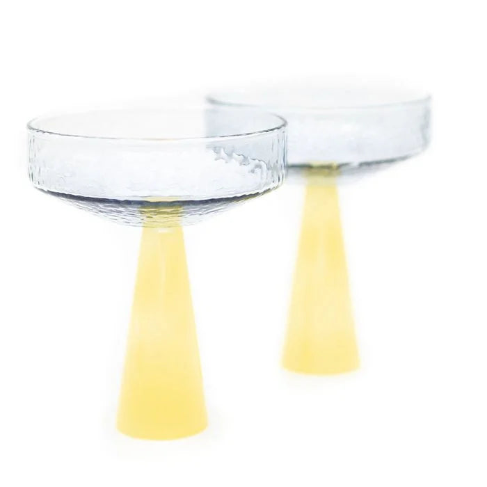 Lemon Zest Yellow Colorpop Coupes - Set of 2