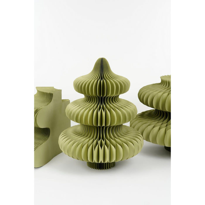 Decoration Christmas tree - H212 x Ø148 cm - Paper - FSC 100% - Green