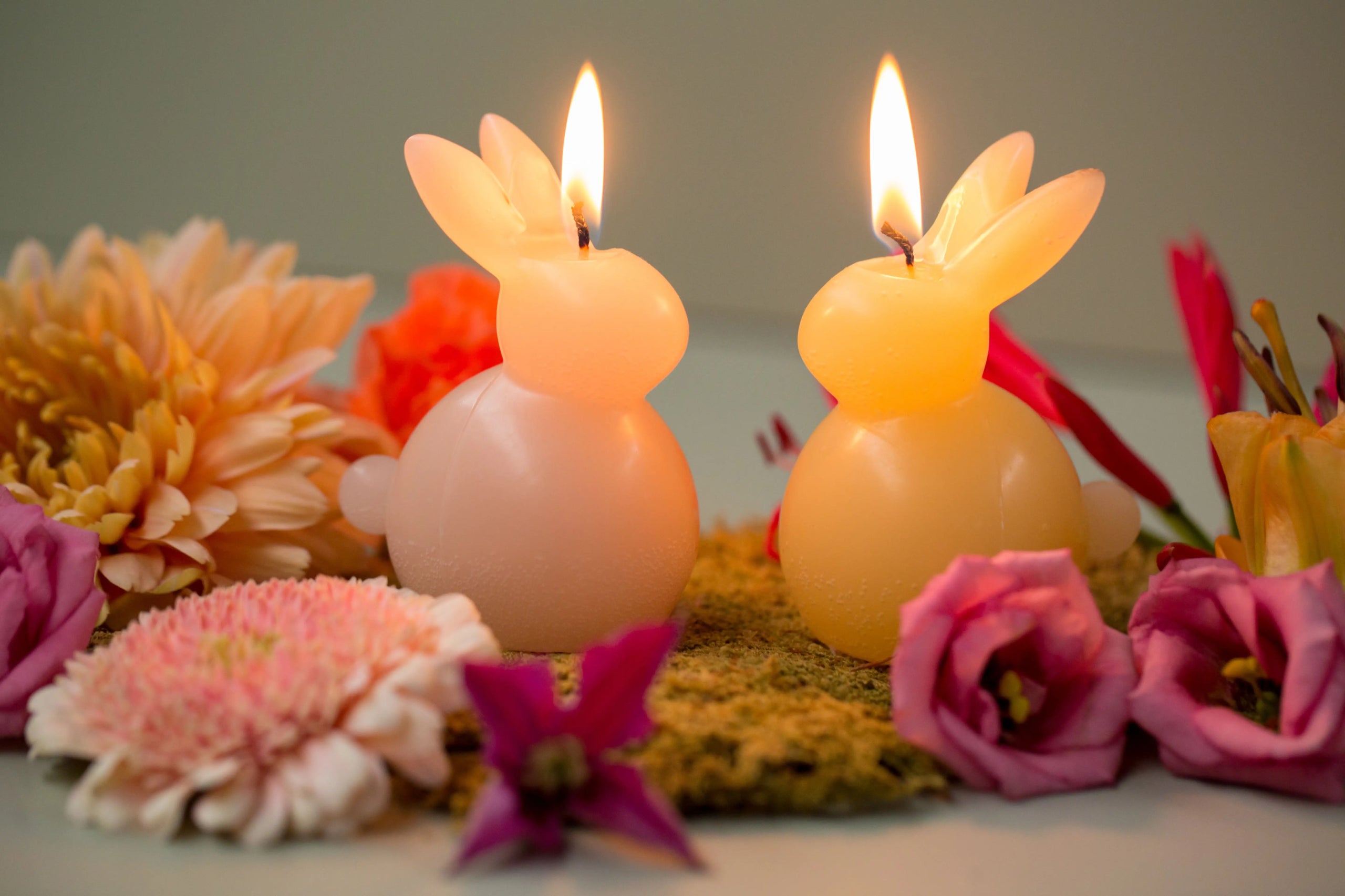 Easter Bunny Candle - Butter Yellow