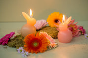 Easter Bunny Candle - Butter Yellow