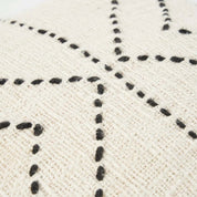 The Tribal Cushion Cover - Natural Black