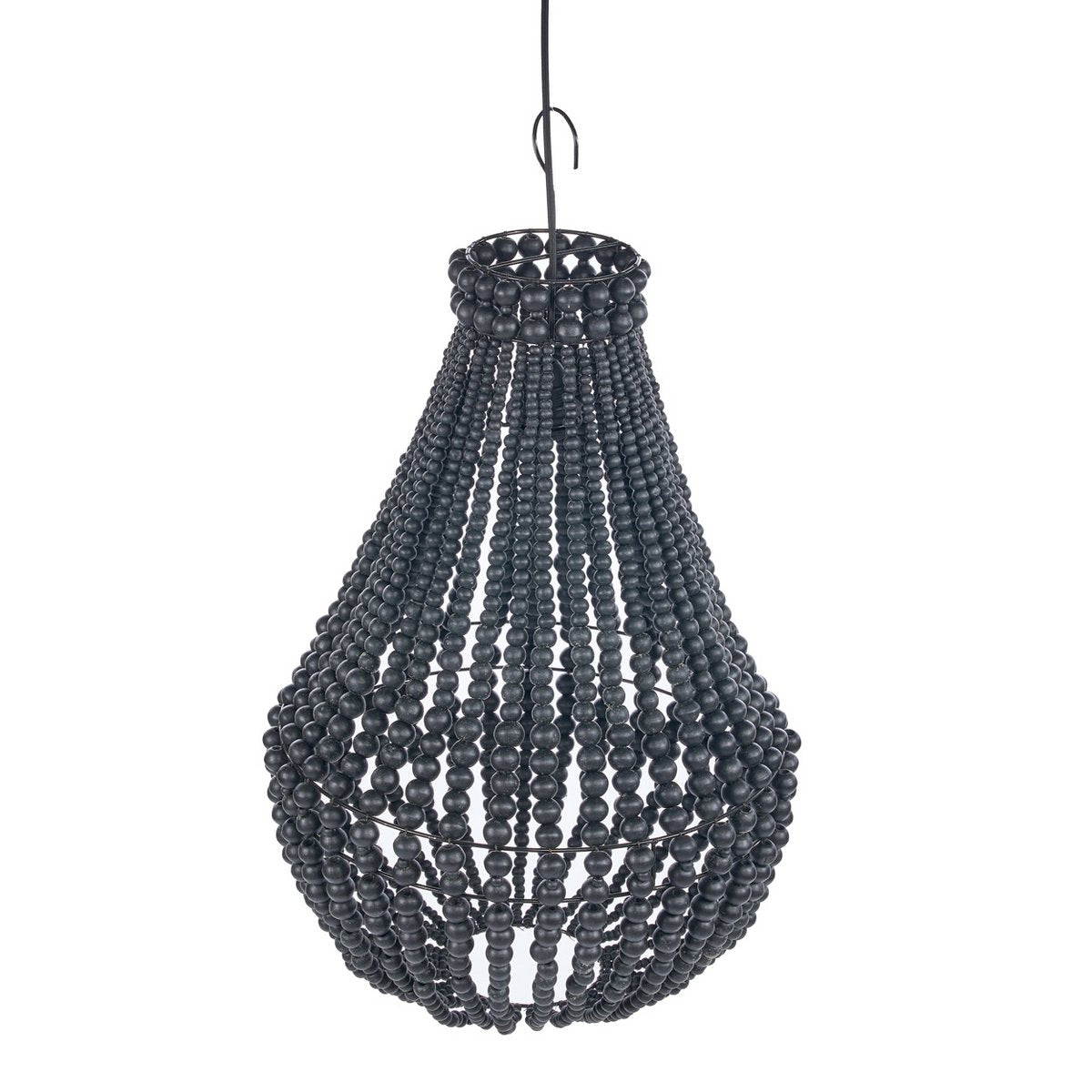 The Teardrop Chandelier - Black - M