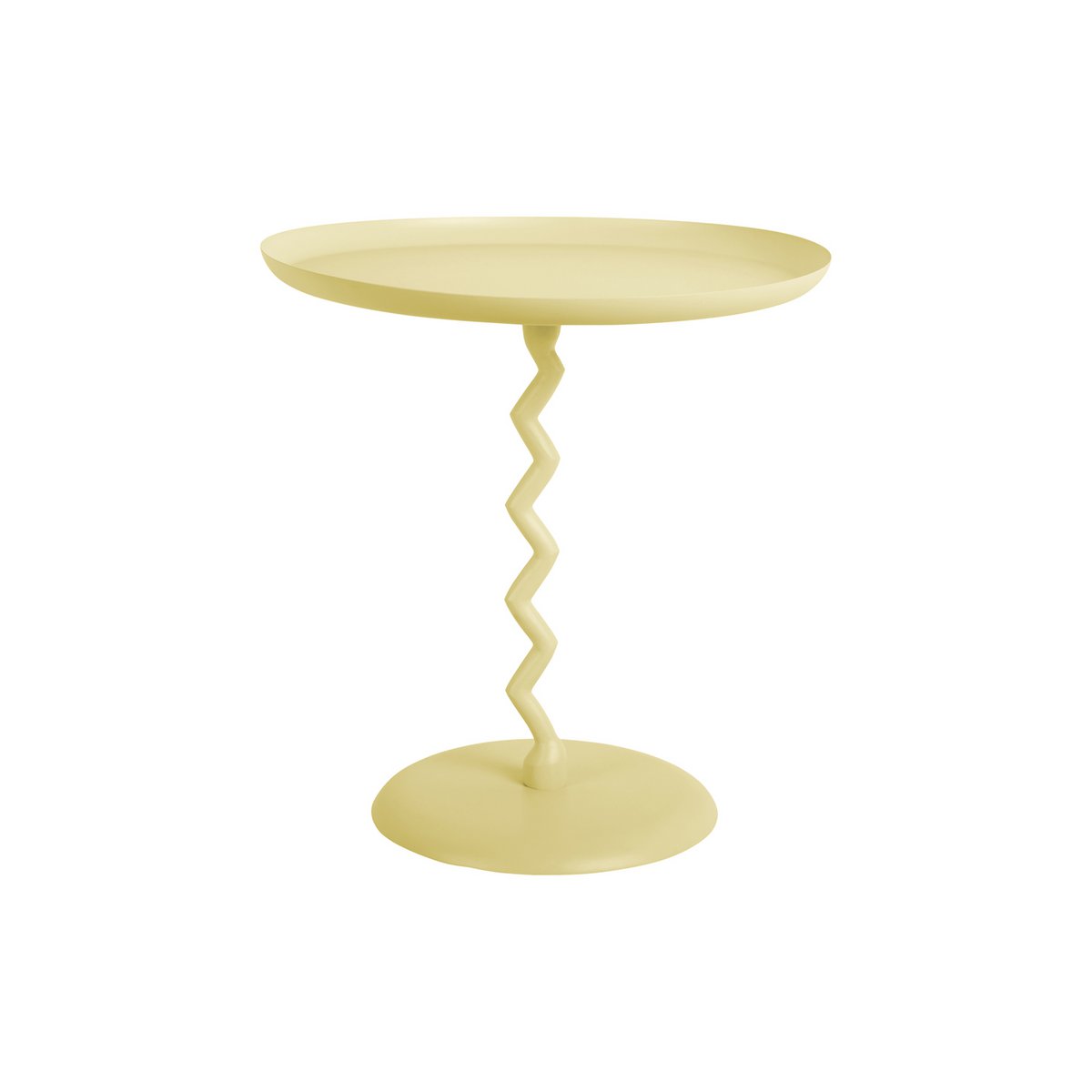 Yellow Zig Zag Side Table - Medium