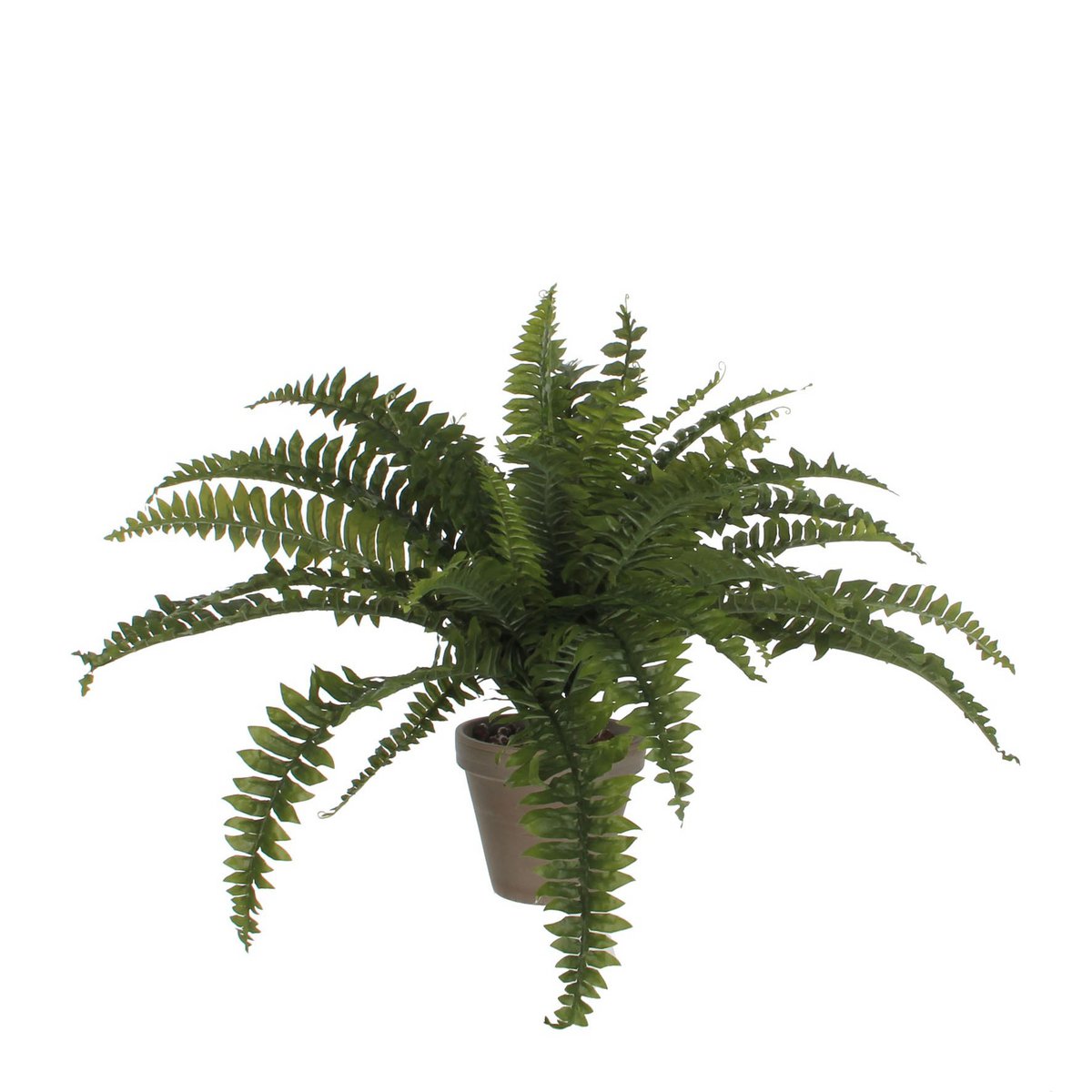 Artificial fern plant in flower pot Stan - H40 x Ø70 cm - Green
