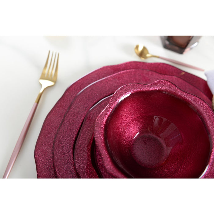 Fuchsia roze dessertbord