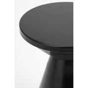 Jim Side table - H45 x Ø31 cm - Iron - Black