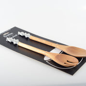 SILVER TURTLE SALAD SERVERS