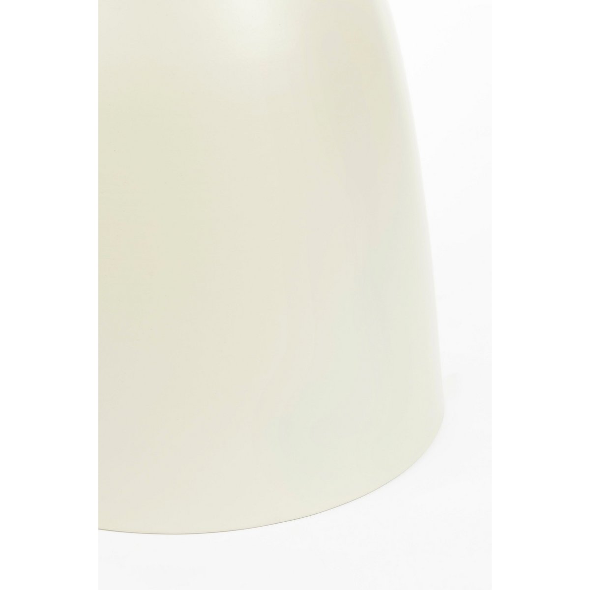 Elliot side table - H45 x Ø32 cm - Iron - Off -White