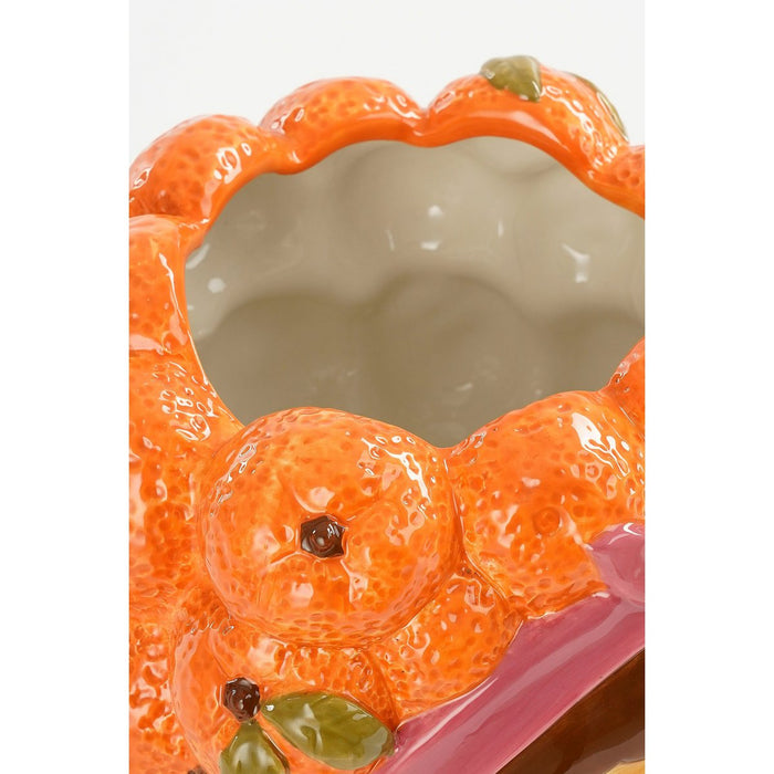 Flowerpot indoor Orange 1Limestone