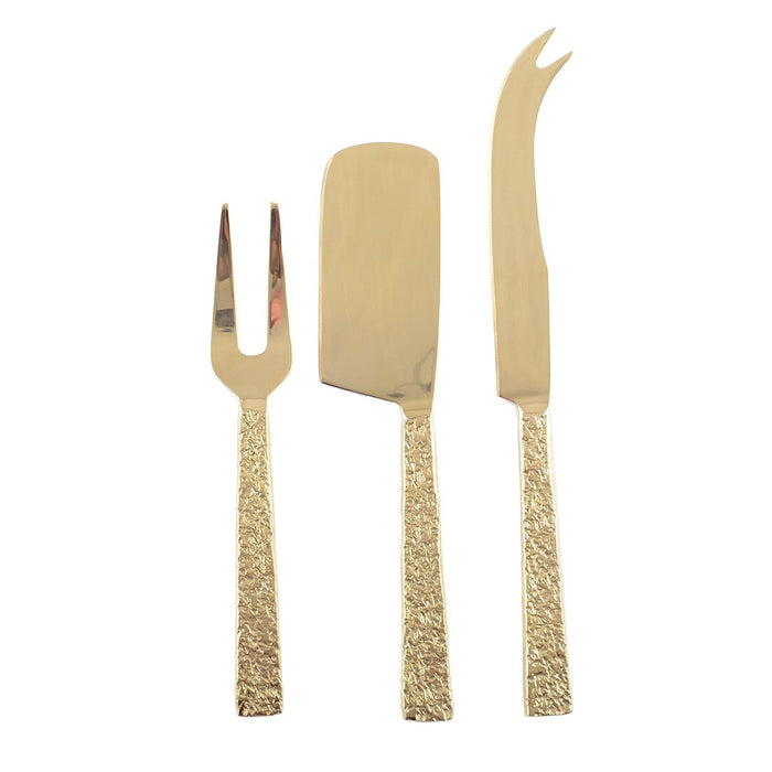 GOUDEN KAASMESSEN - SET VAN 3