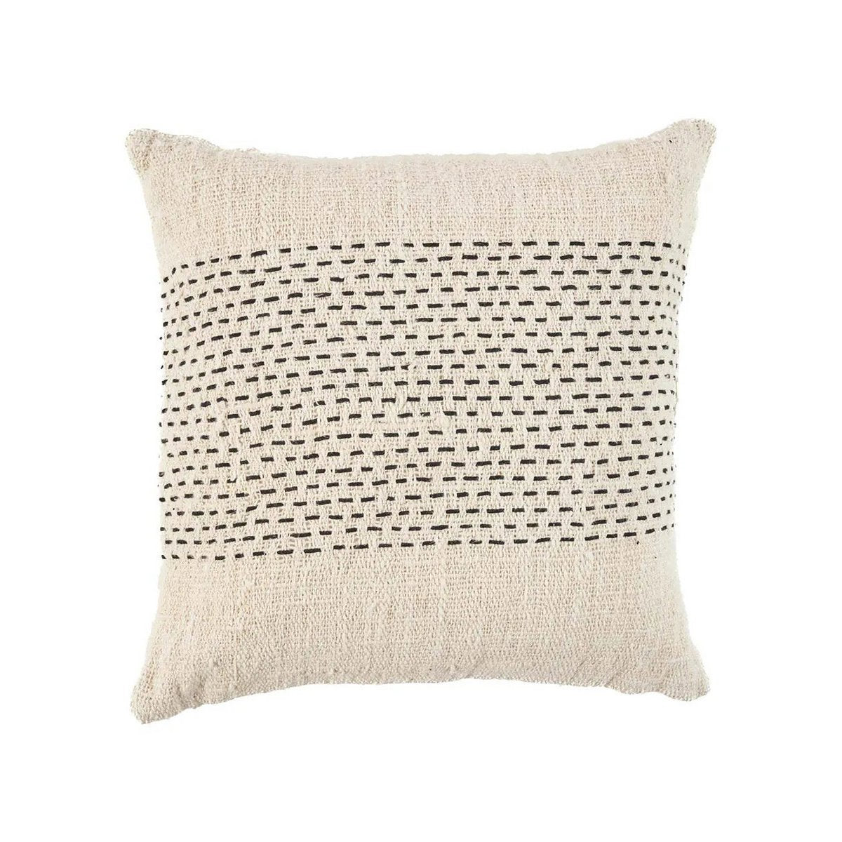 The Misty Cushion Cover - Natural Black