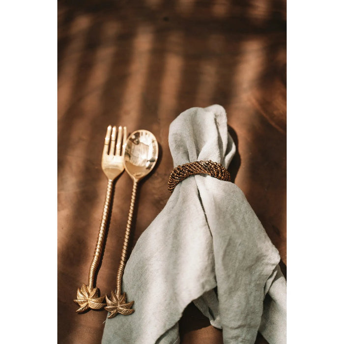 De Palm Tree Saladevork - Goud