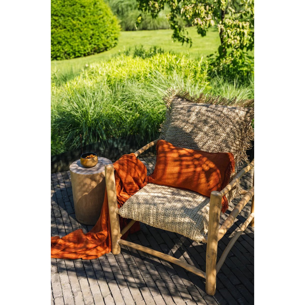 The Oh My Gee Cushion Cover - Rust Velvet - 30x50