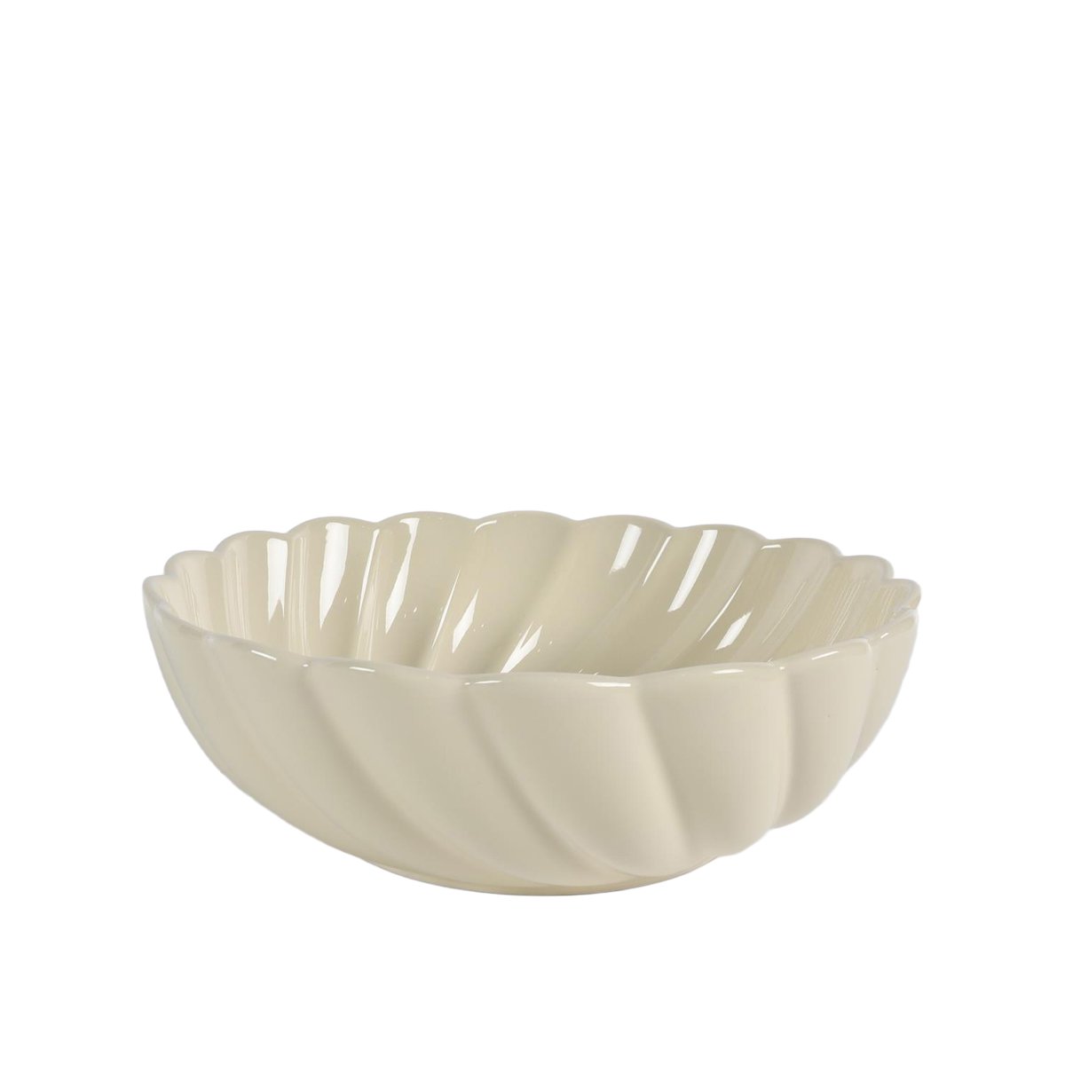 Ecru cloud bowl 25.5x25.5x9cm