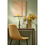 Dinner candle Light gray 2Wax