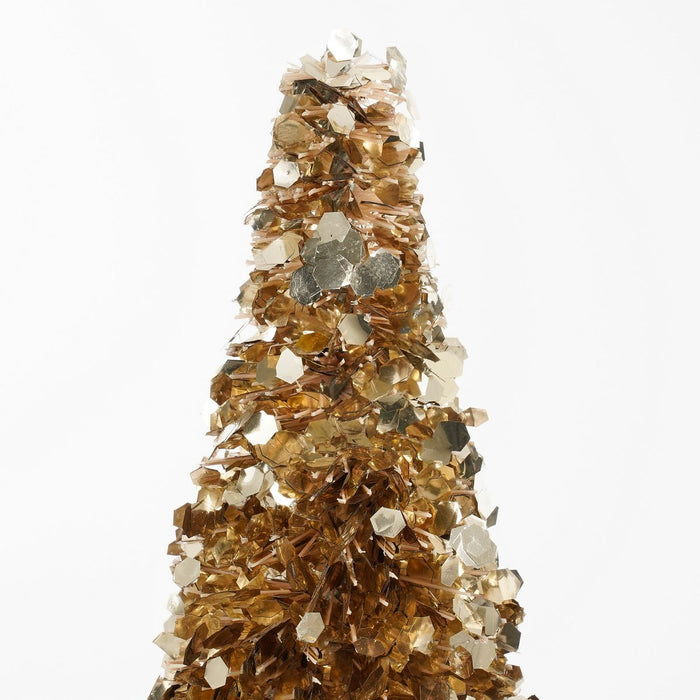 Decoration Christmas tree - H60 x Ø19 cm - Champagne