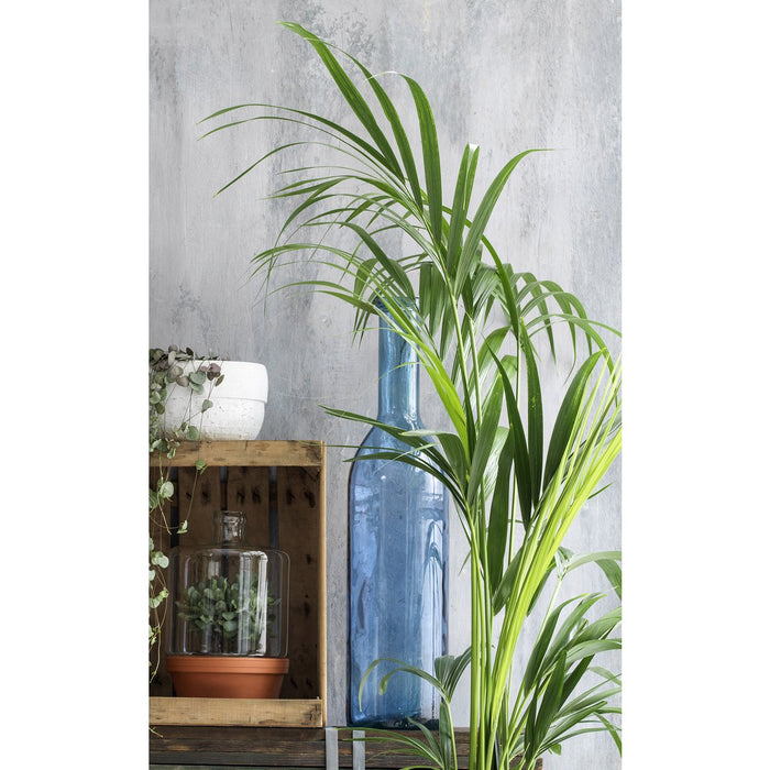Rioja Bottle Vase - H50 x Ø15 cm - Recycled Glass - Light Blue