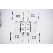 24 PIECE SET GLOSS BLACK