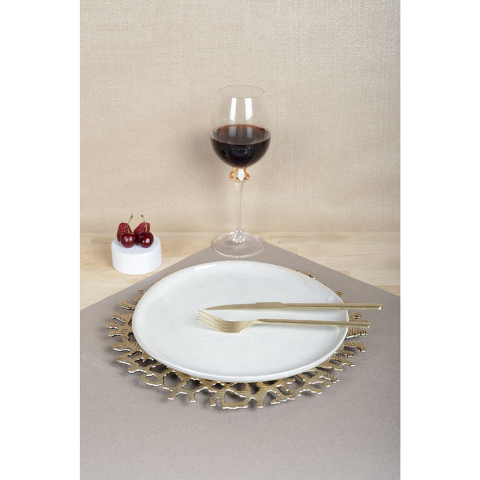24-DELIGE BESTEKSET CHAMPAGNE MAT