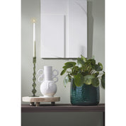 Dinner candle Light gray 2Wax