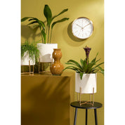 White & Gold Trio Plant Pots