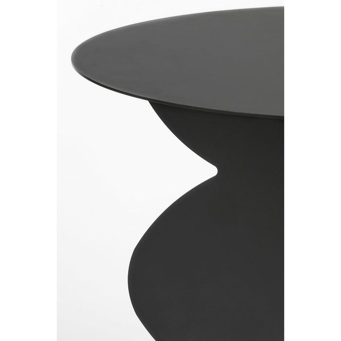 Rafi Side table - H40 x Ø45 cm - Iron - Black