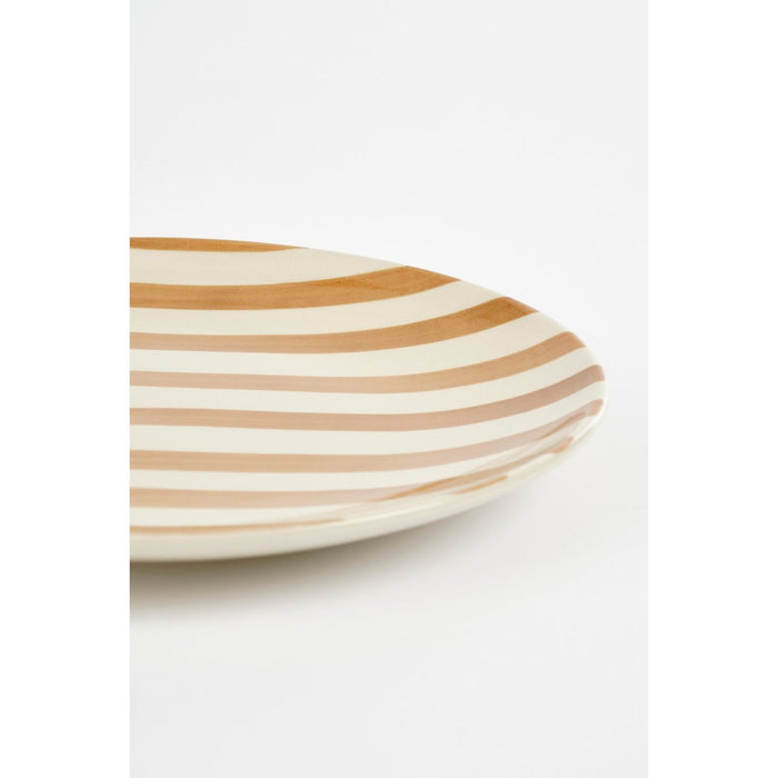 Elsie Dinnerbord - Assorti - H3 x Ø36 cm - Stone goods - Brown