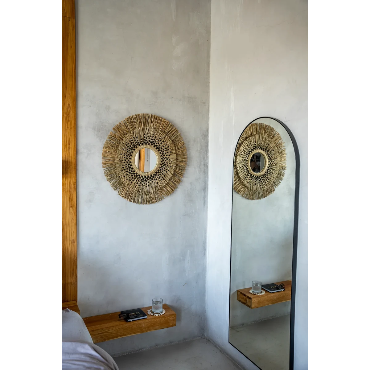 De Havana Spiegel - Natuurlijk Zwart - L