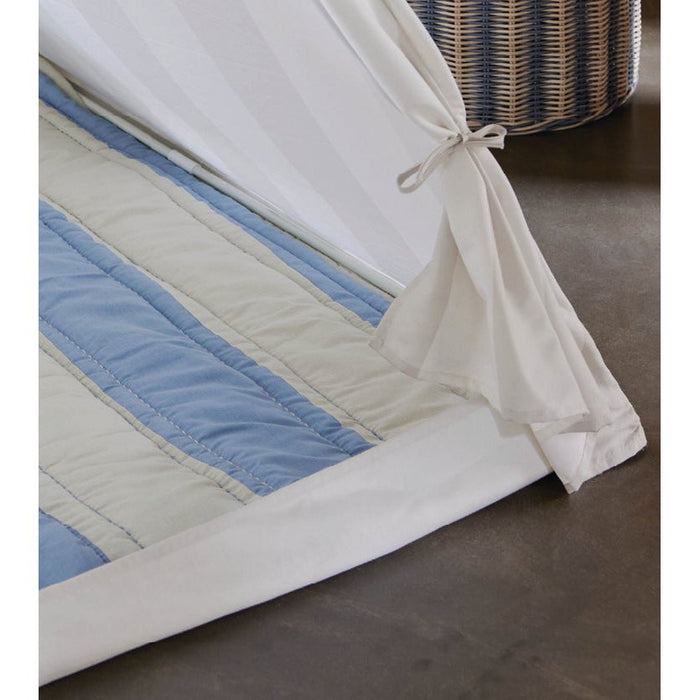 Striped Quilted Blanket