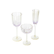 The Purple Blush Wine Glass - Pink