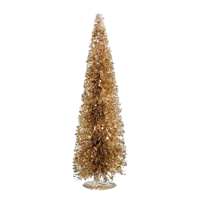 Decoration Christmas tree - H60 x Ø19 cm - Champagne