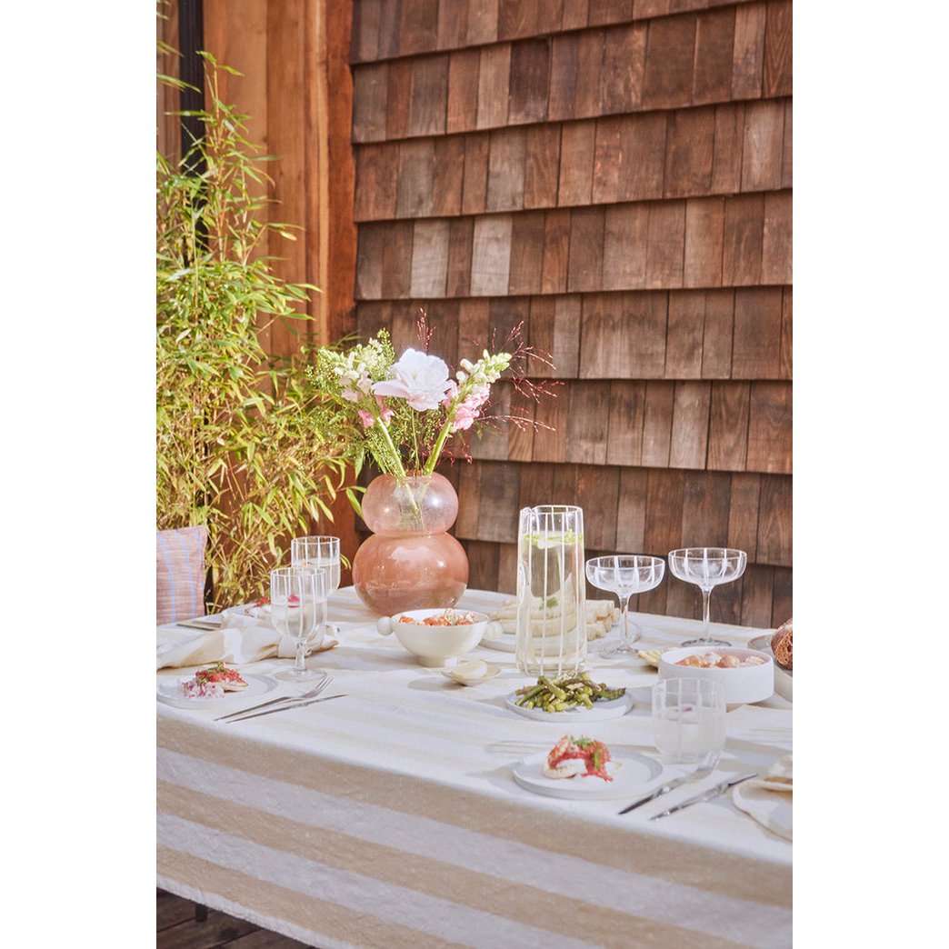 Striped Glass Carafe - Calypso Flow