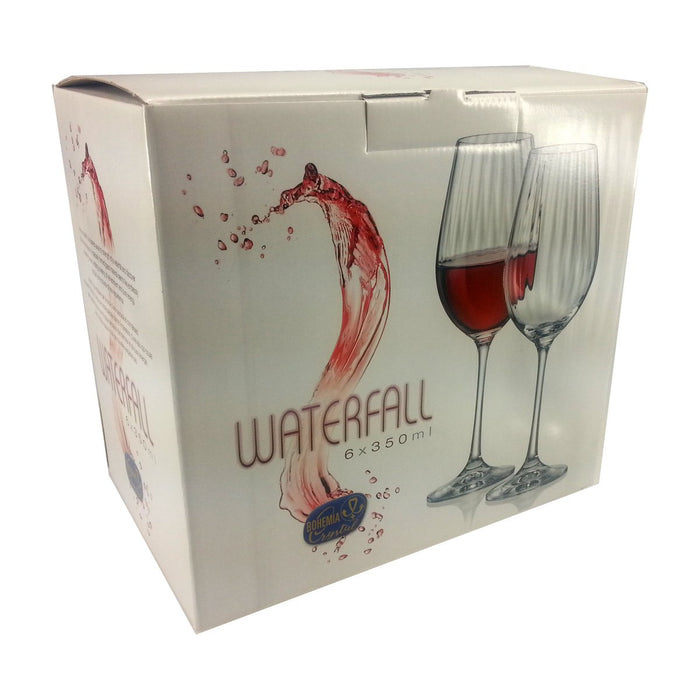 Waterval wijnglazen - set van 6