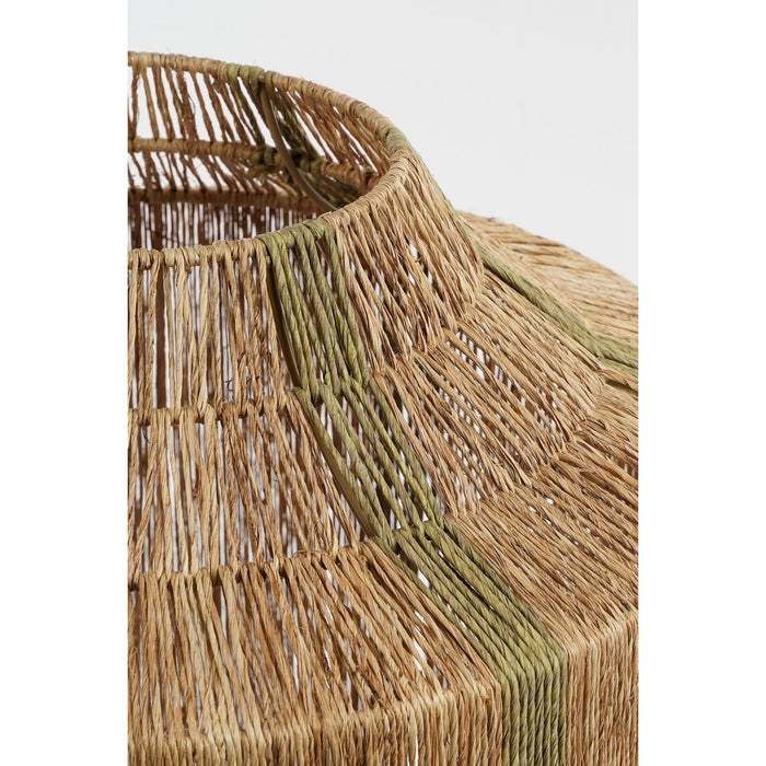 Liliano Lantern - H36 x Ø30 cm - Jute - Dark green