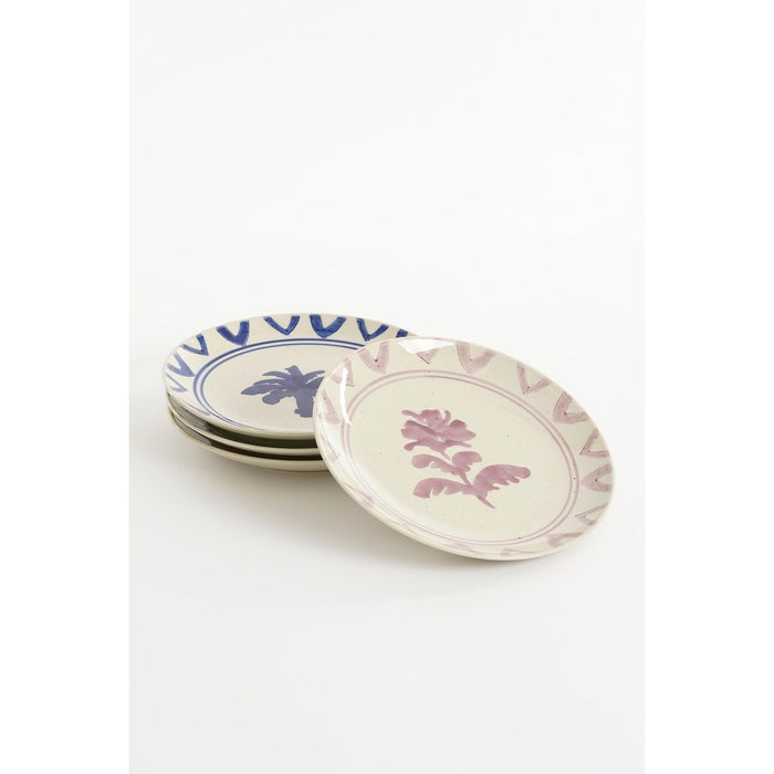 Clayton Colorful Dinner Plates - Set of 4