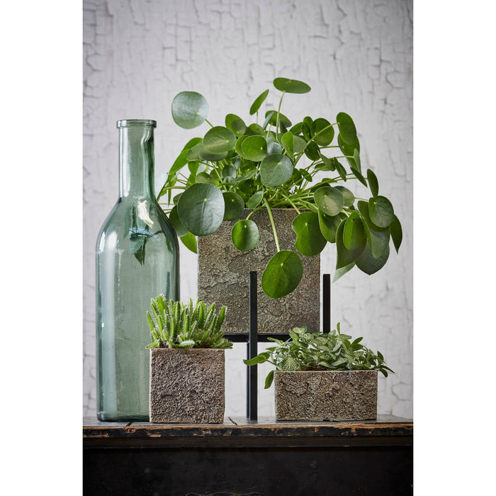 Rioja Flessenvaas - H50 x Ø15 cm - Gerecycled Glas - Groen