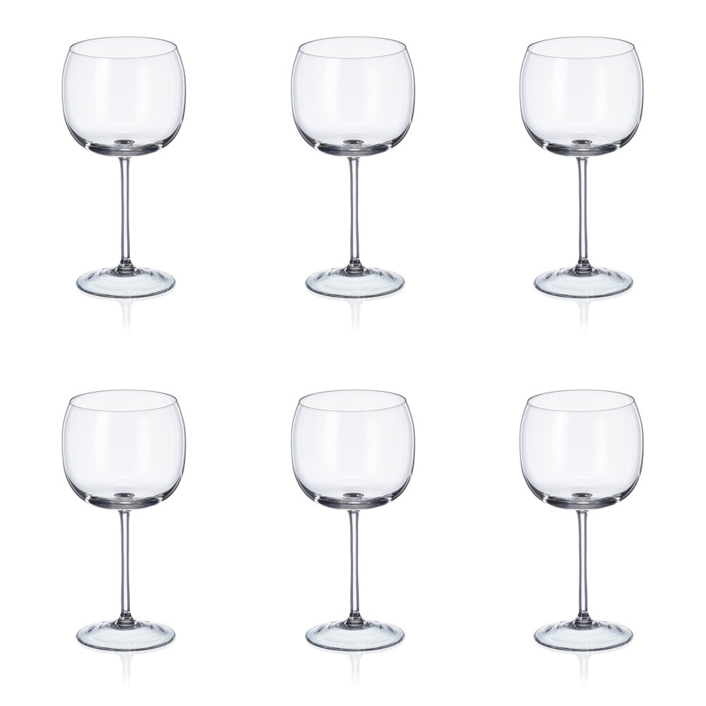Biña Kòrá Classic Wine Glasses – Set of 6