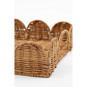 Eleta Dienblad - Set van 2 - L50 x B35 x H8 cm - Rotan - Bruin