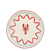 Ariane Dinerbord - Set van 4 - Ø27 cm - Steengoed - Rood