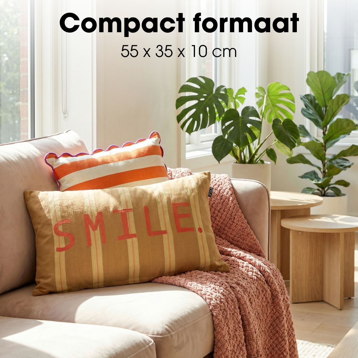 Decorative cushion Brown