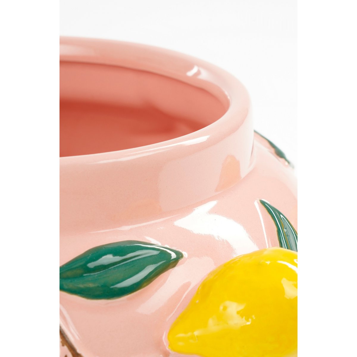 Pink Capri Lemon Plant Pot