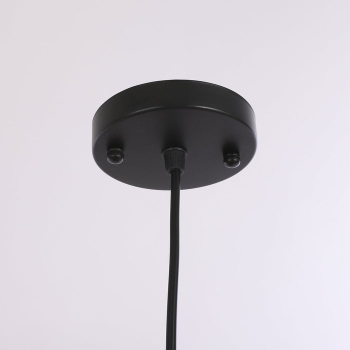 Pella Hanglamp - H50 x Ø51 cm - Linnen - Off-white