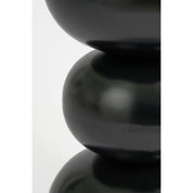 Luna side table - H46 x Ø32 cm - Iron - Black