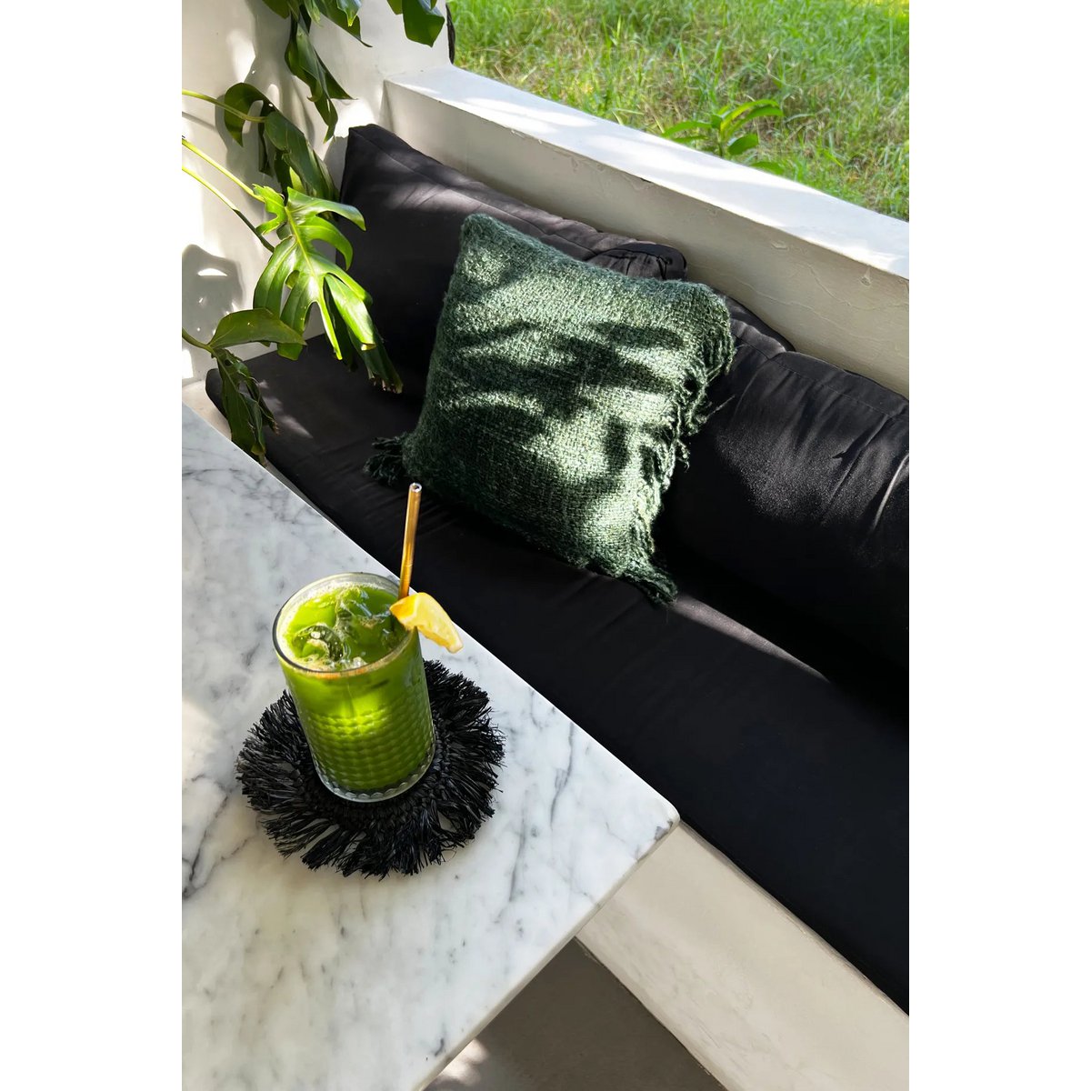 The Oh My Gee Cushion Cover - Forest Green - 40x40