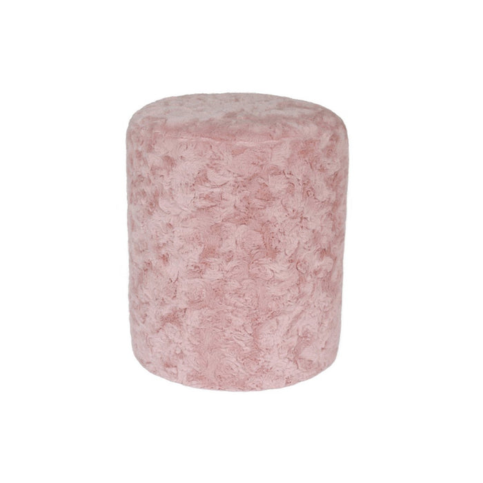 Fluffy Rose Poef