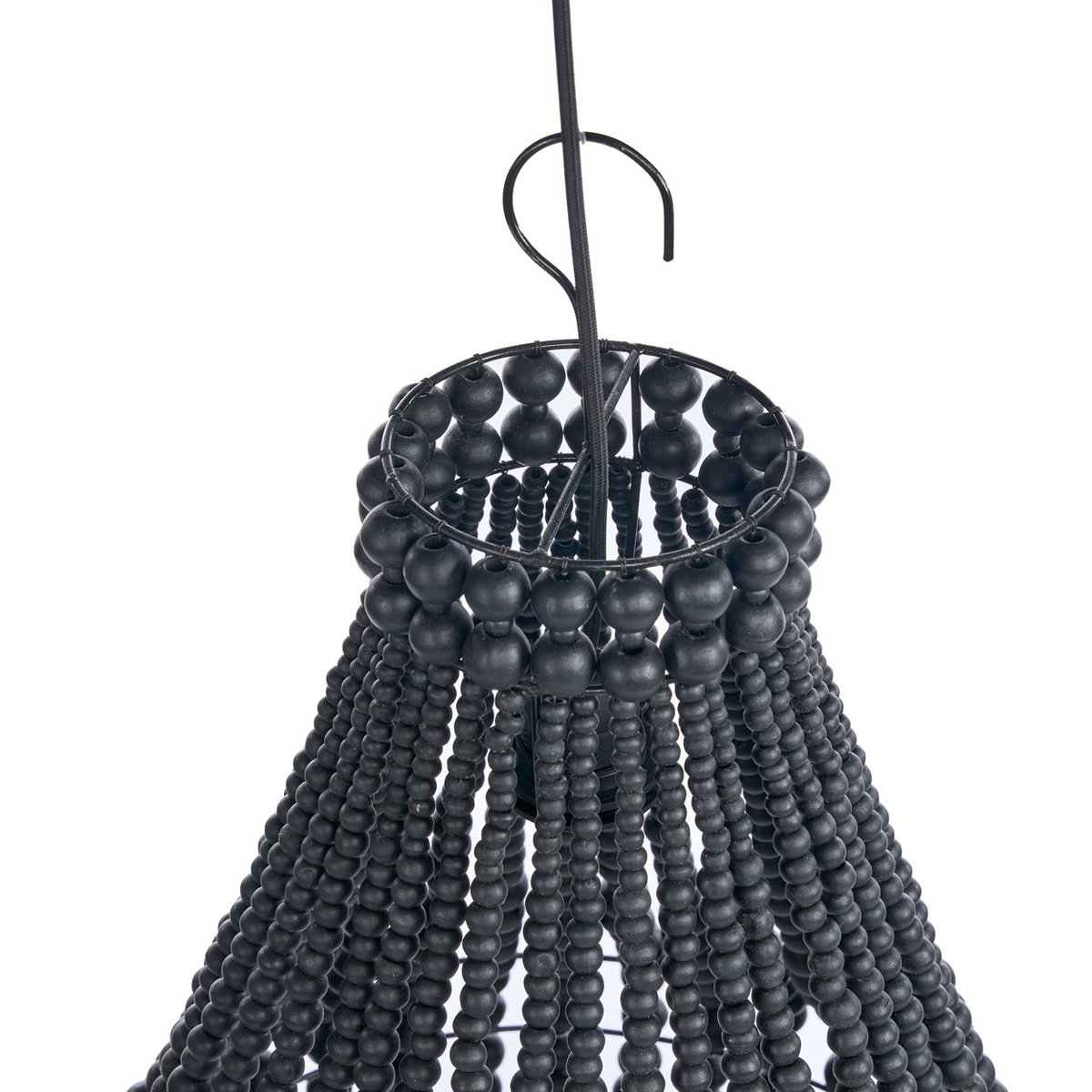 The Teardrop Chandelier - Black - M