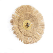 De dubbele problemen muurlamp - natuurlijk goud - m