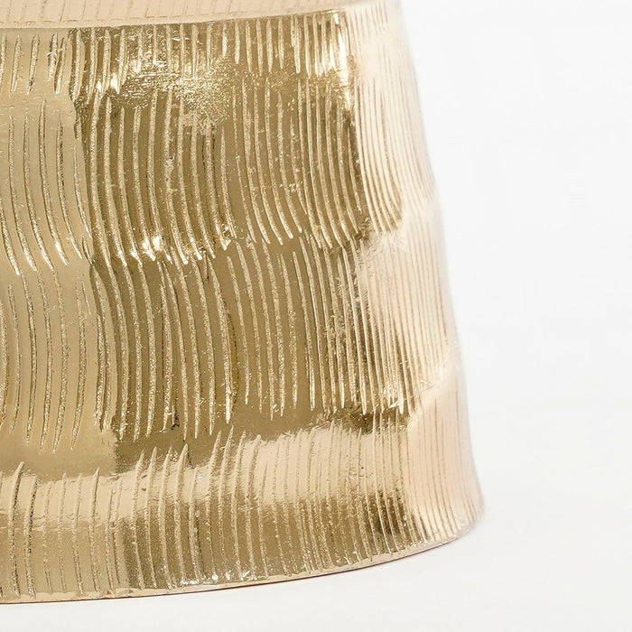 Decoration Christmas tree - H36 x Ø11 cm - Aluminum - Gold