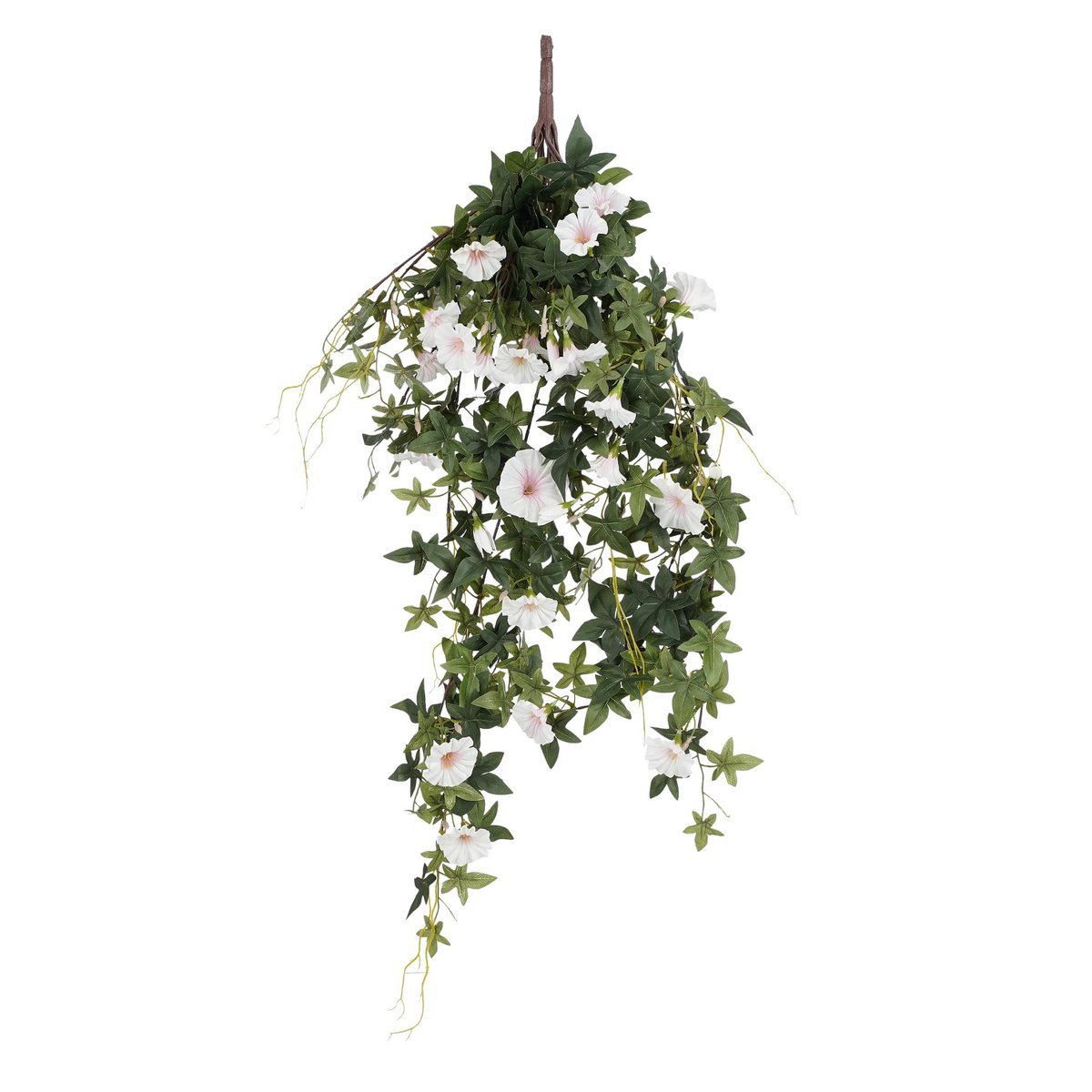 Artificial Petunia Hanging Plant - H80 x Ø20 cm - Cream