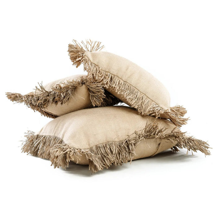 De Jute Bonita Kussenhoes - Natuurlijk - 60x60